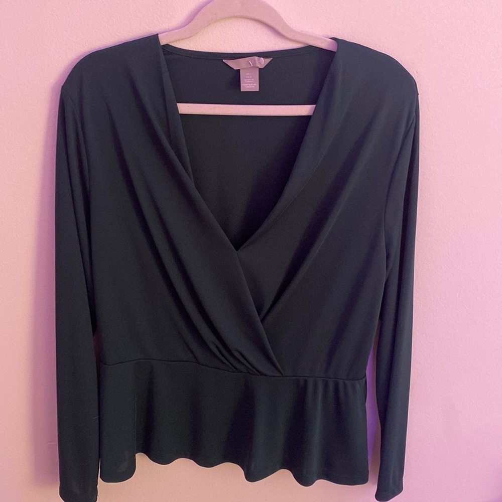 Dark green blouse